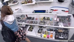 College Student Banged in my pawn shop! - XXX Pawn