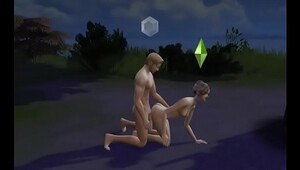 Sims fucking in wilderness