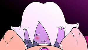 Steven universe Amethyst blowjob