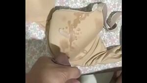 Cum on Step Mom's Underwear Bra