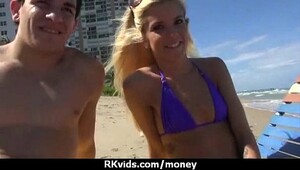 Sex for cash turns timid girl into a slut 20