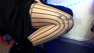 Worship Mistress Alace's Sexy Stockings & Shiny Boots Heels