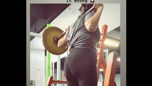 Sexy Native Booty In Gym