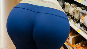 Fat Booty Public Wedgie and Whale Tail Shopping