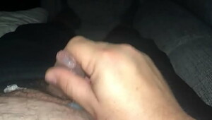 Cum to drink from limp cock orgasm