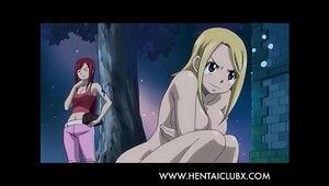 girls fan service Fairy Tail ova 1  2 Jokey moments