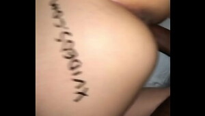 POV with nice milky Latina, and she has a nice ass