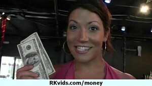 Money does talk for a nasty whore 13