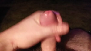 Stroking my cock