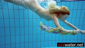 Amateur blonde mermaid