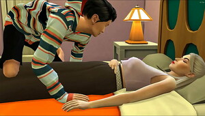 step Mom and sonny have sex for the first time after he puts himself in his bed after the blanket