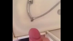 Ejaculation in the bathroom