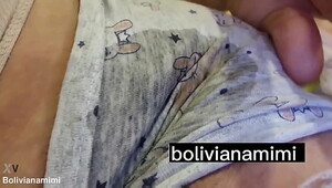 Operated and horny.... i could not stand it.. i had to masturbate.... Wanna see how i wet my short? Go to bolivianamimi.tv