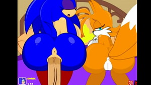 Woman Sonic and tails having fuck-fest with you