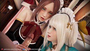 Leporidae Club X Nymphine SHORT 001 - Aquamarine & Alina [Honey select 2]