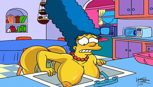 The Simpsons Hentai - Marge Sexy (GIF)